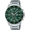 Casio Orologio Cronografo al Quarzo Uomo con Cinturino in Acciaio Inossidabile EFR-526D-3AVUEF