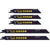 SabreCut SCRSK5BF - 5 lame per sega a sciabola, 150 mm, 225 mm, 14 TPI S922BF S1122BF, per legno e metalli
