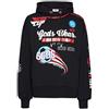 Gcds SSC Napoli X Felpa con Cappuccio, Nascar Hoodie Unisex - Adulto, Black, S