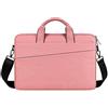 Hixingo Borsa per Laptop 13 14 15.6 Pollici, Impermeabile PC Portatili Notebook Modo a Tracolla con Cinghia per Trolley Multifunzionale Messenger (15.6, Rosa Giovanile)