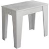 Oreste Luchetta Tavolo consolle DAVE WHITE in MDF H.75 x L.90 x P.54 cm Larice Bianco