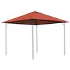 QUICK STAR Tetto di Ricambio per Gazebo da Giardino, 3 x 3 m, Colore Orange-Rosso