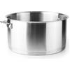 Lacor - 56616 - Corpo Pentola Combi, Acciaio Inox 18/10, Alluminio, 1,5 litri, Fondo Diffusore di Calore Sandwich, Impilabile, Adatto all'Induzione, Lavabile in Lavastoviglie, Adatto al Forno, Ø16cm
