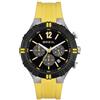 Breil Orologio UOMO B RISE quadrante MONO-COLORE NERO movimento CRONOGRAFO QUARZO e CINTURINO POLIURETANO GIALLO TW1949