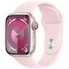 Apple Watch Series 9 Cassa in alluminio rosé 41mm Cinturino Sport rosa M/L (GPS + Cellular) | nuovo |