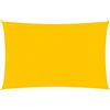 vidaXL Vela Parasole 160 g/m² Rettangolare Giallo 5x6 m in HDPE, vela ombreggiante, ombra da patio, tettoia ombreggiante, vela da giardino, tettoia