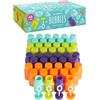 THE TWIDDLERS - 48 Mini Bolle di Sapone, 17ml - Piccolo Giocattolo per Bambini