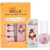 Miss Nella Kit per unghie e smalto per unghie, set di accessori per bambini + Its Giltst Hippo sfoderabile, adesivo per unghie, tatuaggi, lima per unghie e dita dei piedi, appositamente progettato per