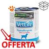 Farmina Dog Vet Life Hypoallergenic Anatra e Patate - Lattina Da 300 Gr - CONFEZIONE RISPARMIO