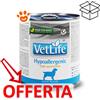 Farmina Dog Vet Life Hypoallergenic Pesce e Patate - Lattina Da 300 Gr - CONFEZIONE RISPARMIO