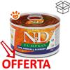 Farmina Dog N&D Pumpkin Adult Mini Agnello, Zucca e Mirtillo - Lattina da 140 Gr - CONFEZIONE RISPARMIO