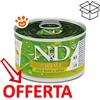 Farmina Dog N&D Prime Adult Mini Cinghiale e Mela - Lattina da 140 Gr - CONFEZIONE RISPARMIO