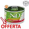Farmina Dog N&D Prime Adult Mini Pollo e Melograno - Lattina da 140 Gr - CONFEZIONE RISPARMIO