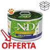 Farmina Dog N&D Prime Adult Mini Agnello e Mirtilli - Lattina da 140 Gr - CONFEZIONE RISPARMIO