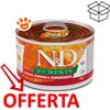 Farmina Dog N&D Pumpkin Adult Mini Pollo, Zucca e Melograno - Lattina da 140 Gr - CONFEZIONE RISPARMIO
