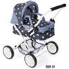 CHIC BAYER 555 51 CARROZZINA SMARTY BLU CON STELLE