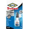 BOSTIK Colla istantanea universale Super - 7,5 gr - trasparente - Bostik (unità vendita 1 pz.)