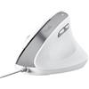 TRUST Mouse ergonomico Bayo II - con filo - bianco - Trust (unità vendita 1 pz.)