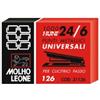 Molho Leone Punti 126 - 24-6 - metallo - Molho Leone - conf. 1000 pezzi (unità vendita 1 pz.)
