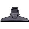 MAUL Pinza fermacarte MAULpro Acciaio nero 2 pezzi presa forte | Apertura 30 mm, fino a 300 fogli, foro per appendere, bordo 125 mm, tenuta stabile su documenti spessi