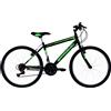 MASCIAGHI BICICLETTA 24 MTB UOMO GIRARDENGO 18 VELOCITA' - NERO/VERDE