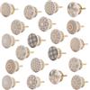 Knober 20 X pomelli per mobili in ceramica decorati per armadi e cassetti