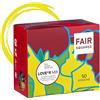 FAIR SQUARED 50 pezzi di preservativi Mix - Mix assortimento di tre diversi preservativi vegani - Gomma naturale sostenibile & equo - Preservativi delicati al tatto