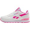 Reebok Classic Leather Step N Flash, Sneaker Bambina, White/LASPIN/BOLCYA, 31.5 EU