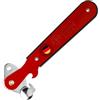 Westmark Apriscatole a Leva Columbus - Apriscatole stretto con apribottiglie Ottimo per aprire lattine e bottiglie - Rosso, 1025227R, Columbus, rosso