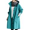 MJGkhiy Giacca Antivento Donna Leggera Giacche Impermeabili da Donna Classica Parka Montagna Antipioggia Con Zip e Cappuccio Antipioggia a Vento con Tasche Giubbotto Donna Invernale Offerta