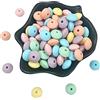 Oulitigy Perline Di Caramelle a Pattino in Silicone 12mm 50pc Sciolte Per la Creazione Di Gioielli