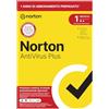 Norton Antivirus Plus 2024, 1 Dispositivo, Licenza di 1 anno con rinnovo automatico, PC o Mac