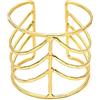 Vestopazzo bracciale a fascia punte in ottone.Nickel tested.Lavorazione artigianale.DD11129