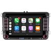 THIHPHOATLI Autoradio DSP ad alta potenza per VW Passat golf 5 golf 6 t5 polo caddy touran Tiguan stereo radio schermo con carplay wireless integrato Android auto Navi Bluetooth Comandi al volante radio AM/FM/RDS