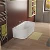 RIHO Desire vasca da bagno a parete, con pannello laterale, B089001005, Desire bianco [Vasche da Bagno > Vasche da Bagno a Parete]