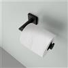 Viverso x cube porta rotolo, aperto, VC2201MB, x cube nero opaco [Accessori Bagno > Porta Rotolo]