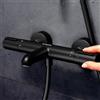 hansgrohe Ecostat Element rubinetto vasca esterno con termostatico, 13347670, Ecostat Element nero opaco [Rubinetteria Bagno > Rubinetteria Vasca]