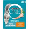 Purina One Urinary Care Croquettes au Poulet/Blé pour Chat Adulte 450 g