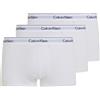 Calvin Klein Jeans Calvin Klein Trunk 3Pk 000NB2380A Boxer, Bianco (White/White/White), XL (Pacco da 3) Uomo