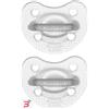 CHICCO (ARTSANA SPA) CHICCO GOMMOTTO SILICONE CRYSTAL 6-16 MESI 2 PEZZI