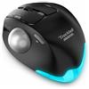 zelotes Mouse Trackball Bluetooth Wireless,Ricaricabile,4800DPI,8 Pulsanti,BT 5.0/3.0 + 2.4G,LED,Design Ergonomico,Mouse Senza Fili per PC,Laptop,Tablets,Nero