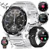 LIGE Smartwatch Uomo con 3 Cinturini,1.39 Orologio Smartwatch Chiamate e Assistente Vocale,Smart Watch con Cardiofrequenzimetro,Monitor del SpO2/Sonno,100+ Modalità Sportive Fitness Tracker