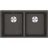 Franke: Lavello due vasche Vasche Sopratop Maris MRG 620-35-35 114.0714.185 finitura grigio ardesia da 76x44 cm
