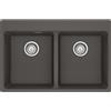 Franke: Lavello due vasche Vasche Sopratop Centro MRG 620-34-34 FTL 114.0714.187 finitura grigio ardesia da 76x50 cm