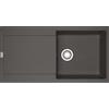 Franke: Lavello una vasca con gocciolatoio Maris Incasso MRG 611-L 114.0714.166 finitura grigio ardesia da 97x50 cm