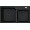 Franke PRONTA CONSEGNA - Franke: Lavello due vasche Urban Incasso UBG 620-86 114.0718.499 finitura black matt da 86x50 cm
