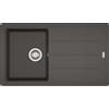 Franke: Lavello una vasca con gocciolatoio Boston Incasso BFG 611-86 114.0714.120 finitura grigio ardesia da 86x50 cm