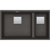 Franke Lavello due vasche Vasche Sottotop Kubus 2 KNG 120 125.0714.199 finitura grigio ardesia da 72x42 cm