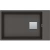 Franke Lavello una vasca Vasche Sottotop Kubus 2 KNG 110-62 125.0714.194 finitura grigio ardesia da 62x42 cm
