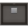 Franke: Lavello una vasca Vasche Sottotop Kubus 2 KNG 110-52 125.0714.193 finitura grigio ardesia da 52x42 cm